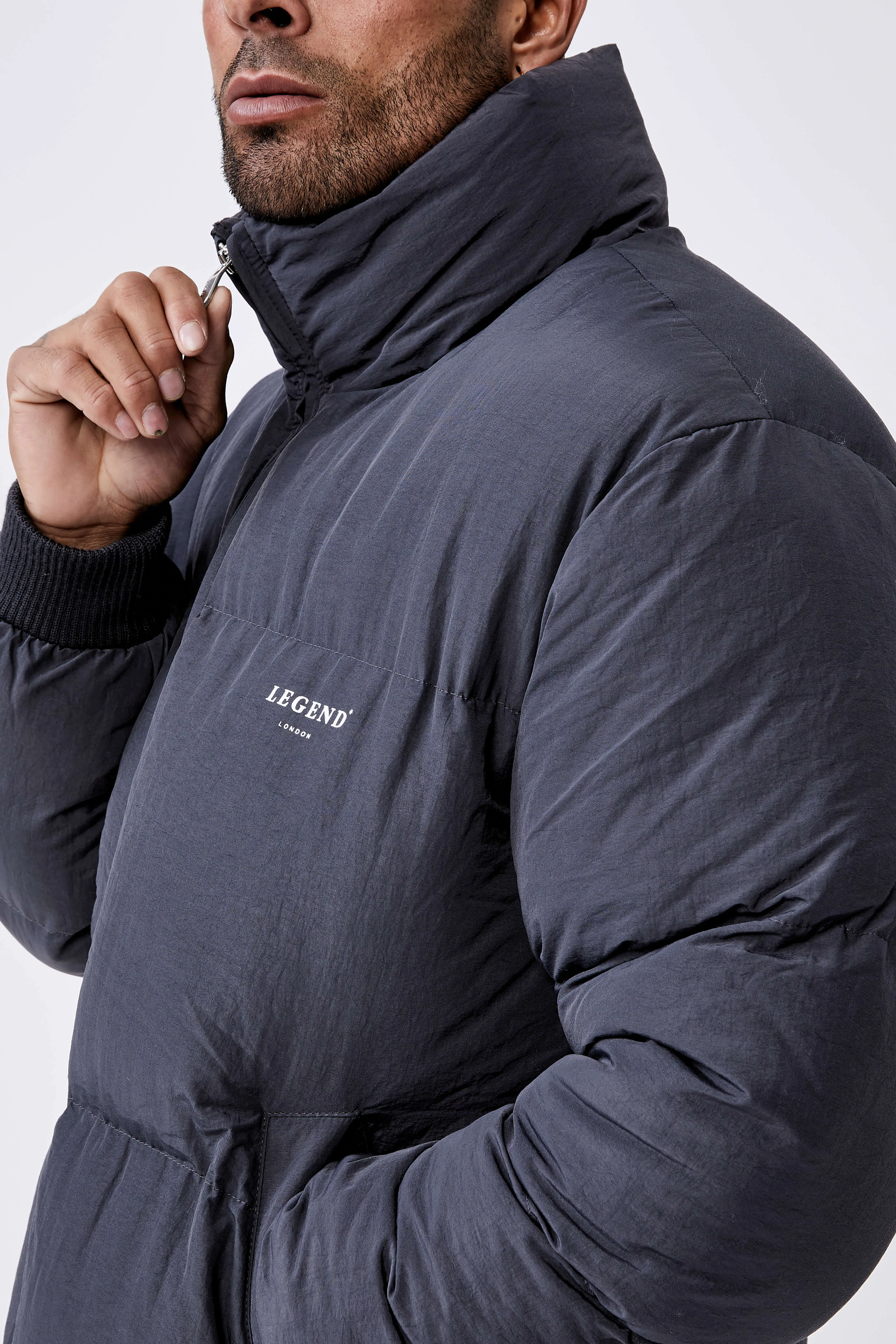 Puffer Jacket - Grey
