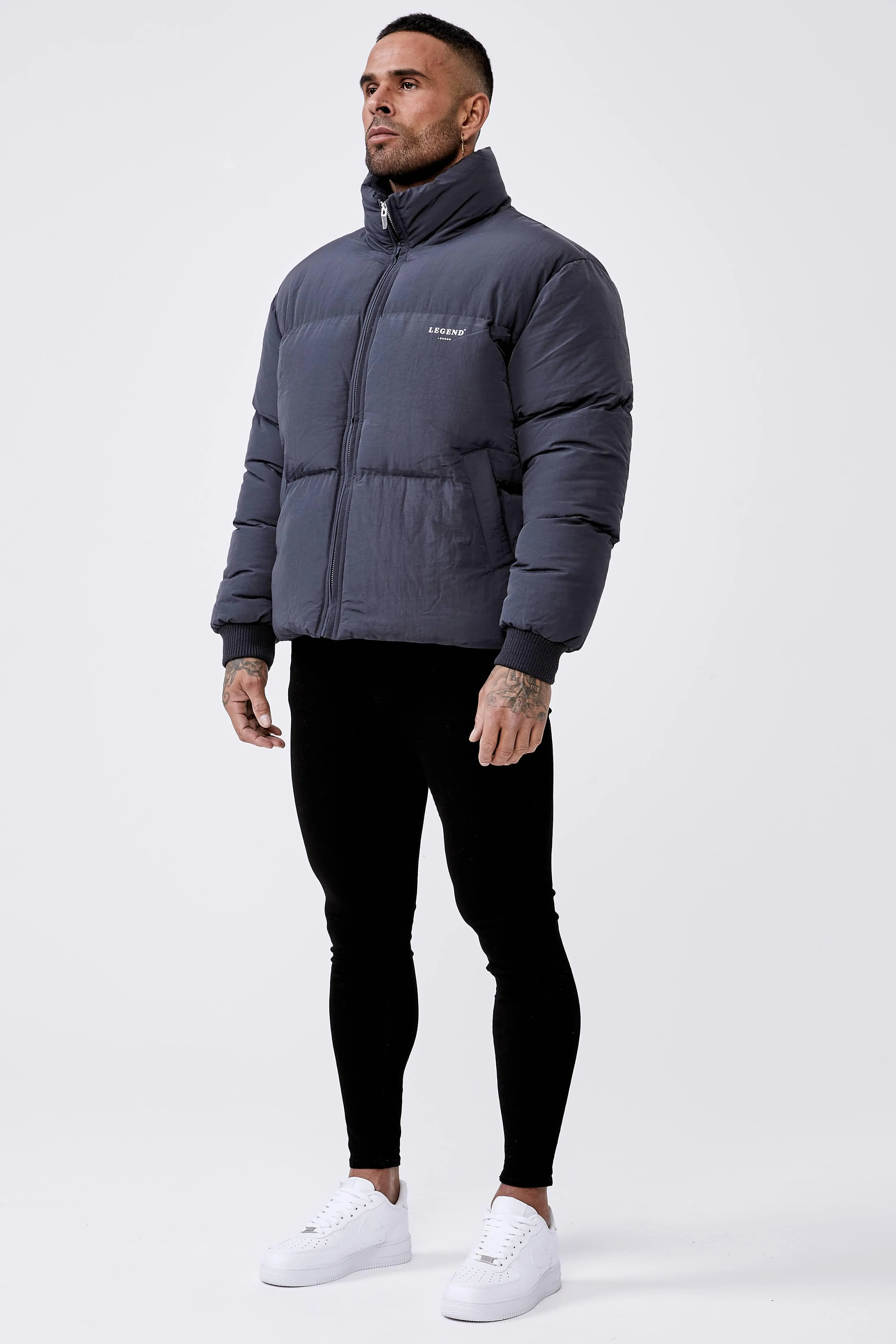 Puffer Jacket - Grey