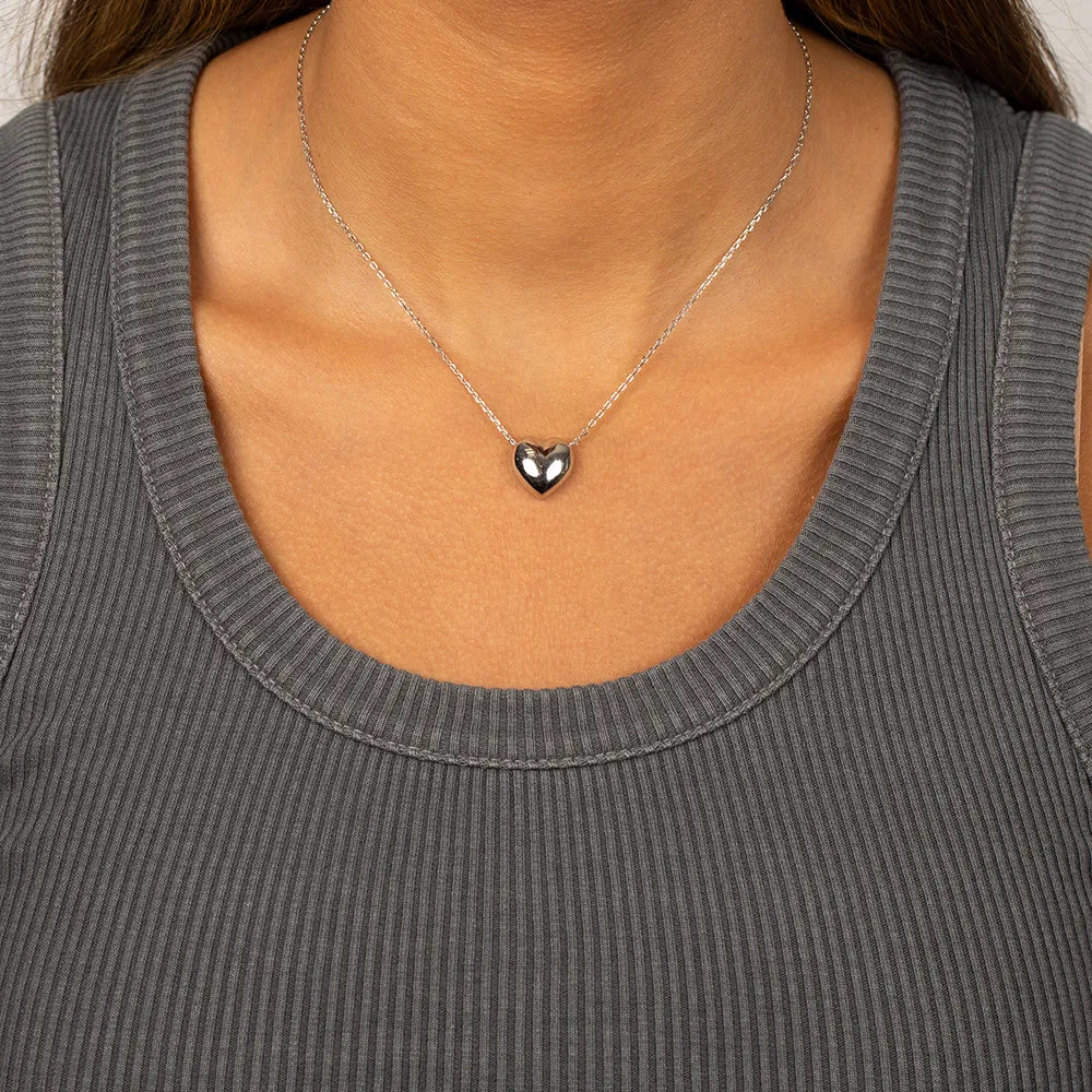 Puffy Heart Necklace