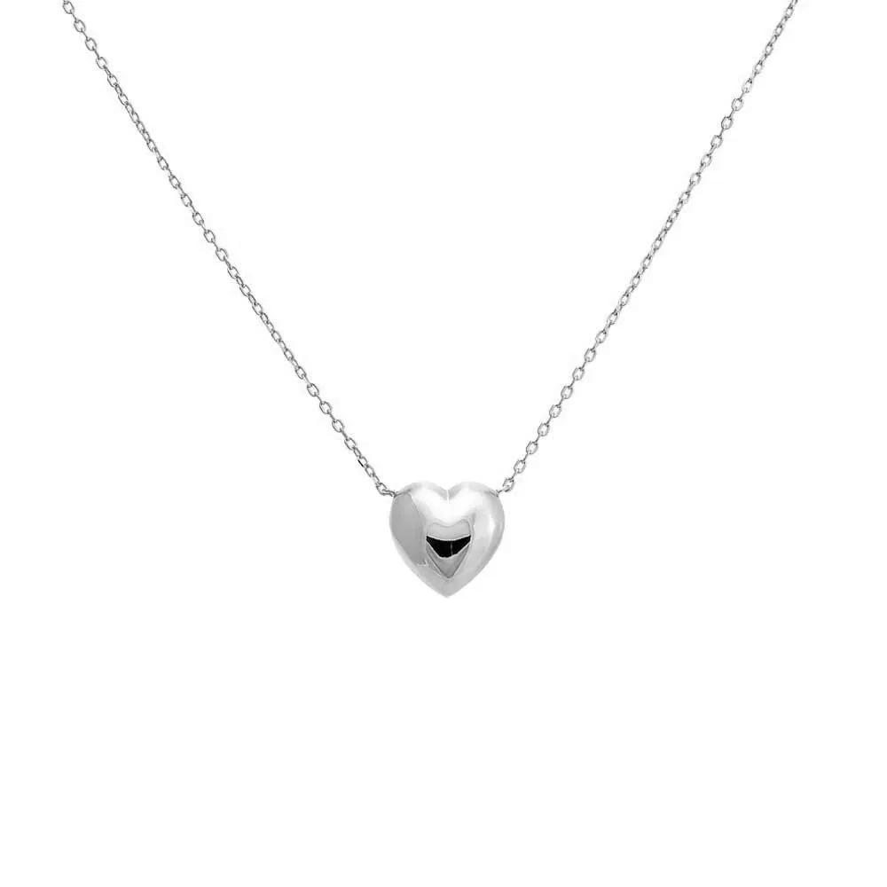 Puffy Heart Necklace