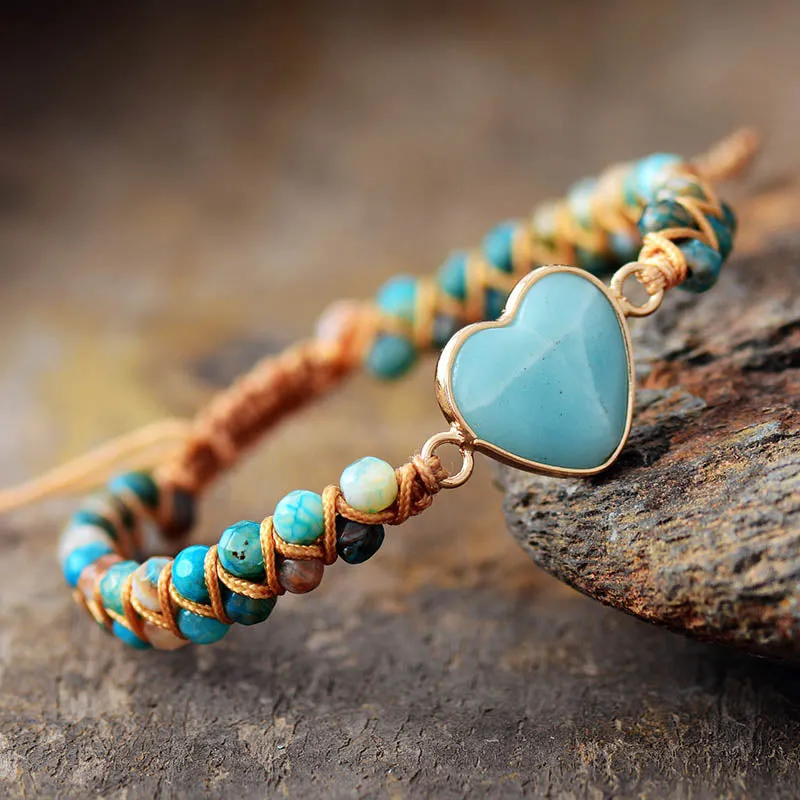 Pure Heart Amazonite Bracelets