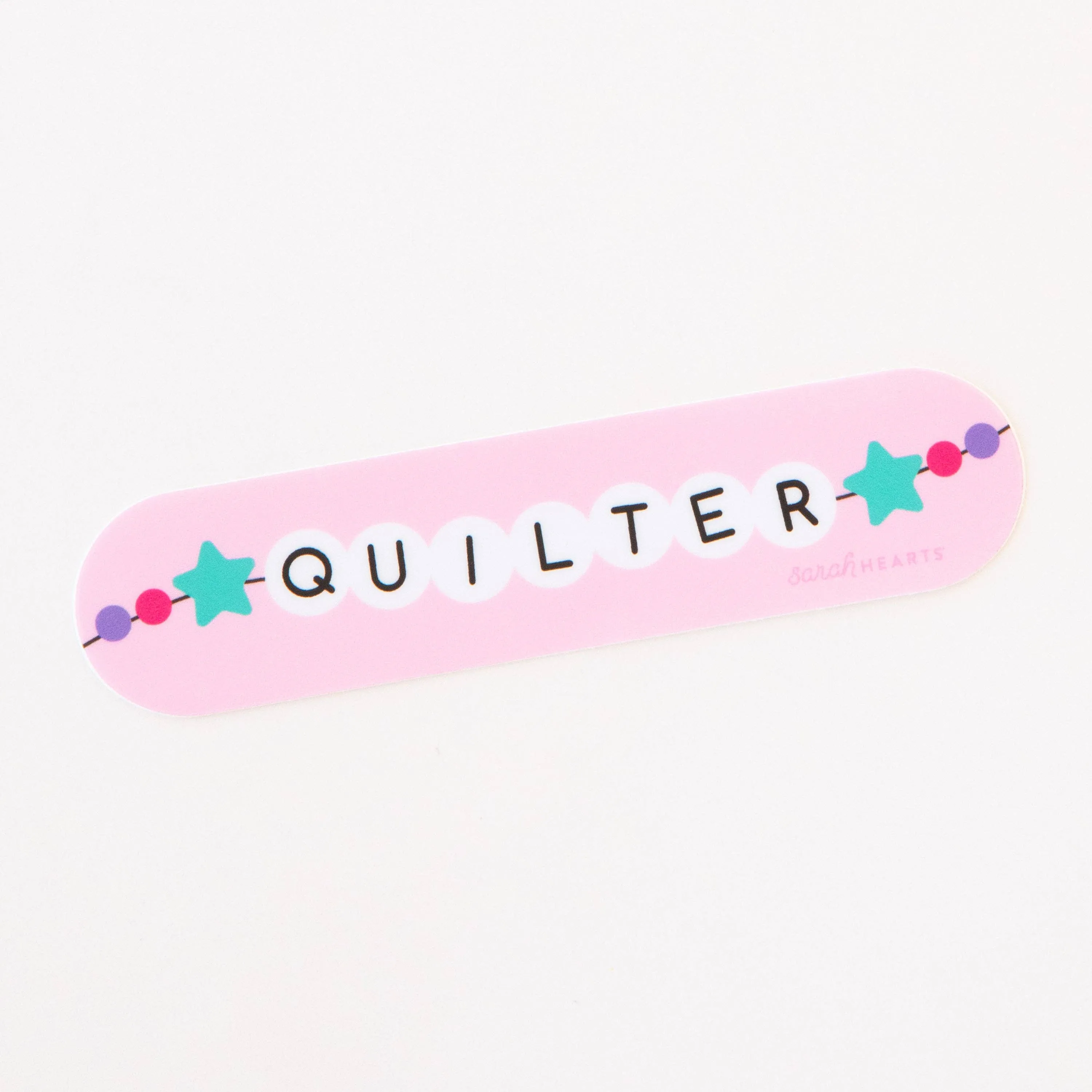Quilter Friendship Bracelet Sticker