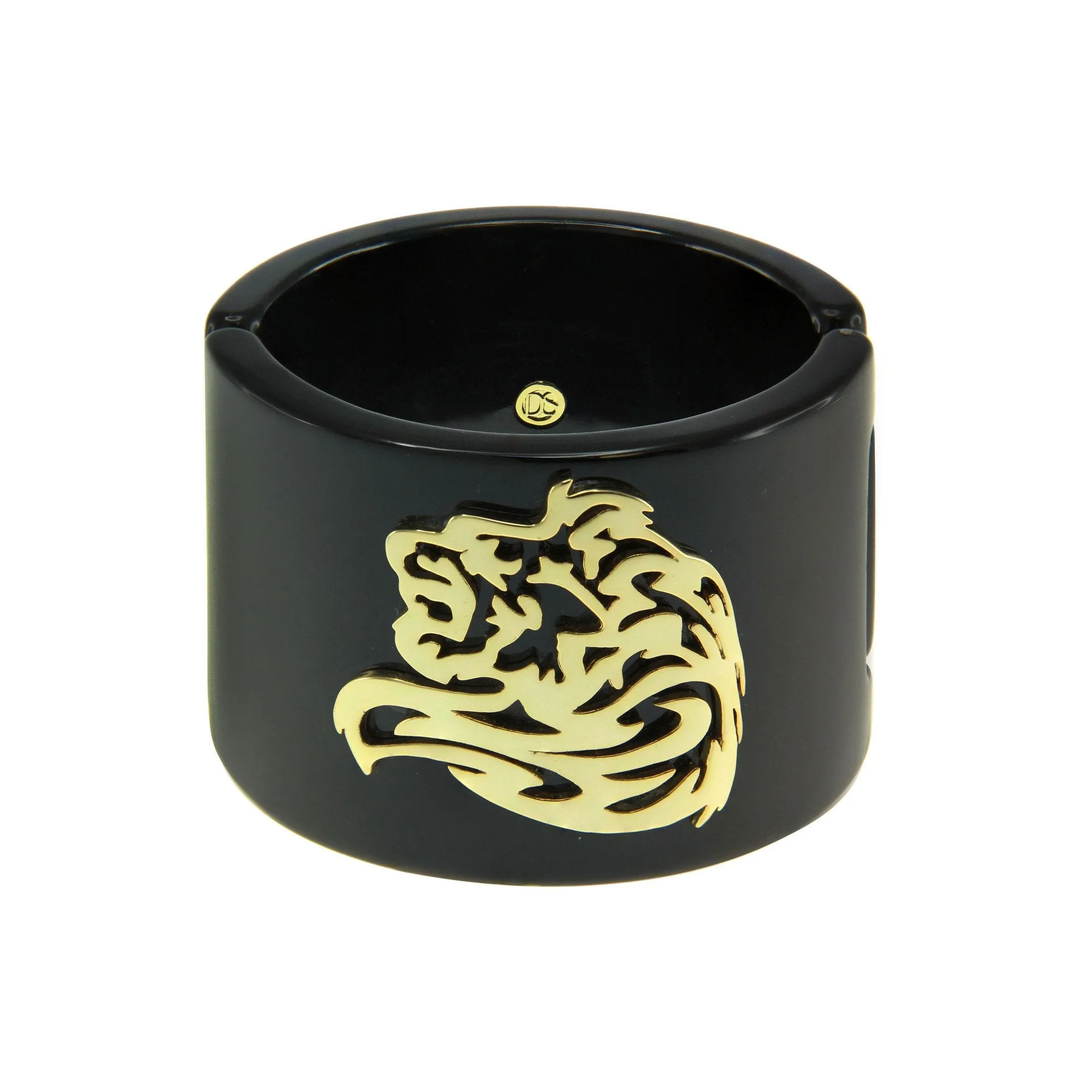 "Animal Instinct" Black Cuff Bracelet
