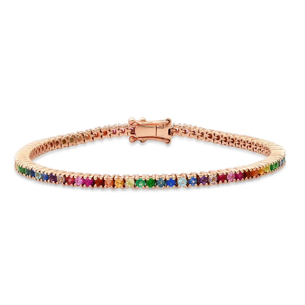 Rainbow Classic Tennis Bracelet
