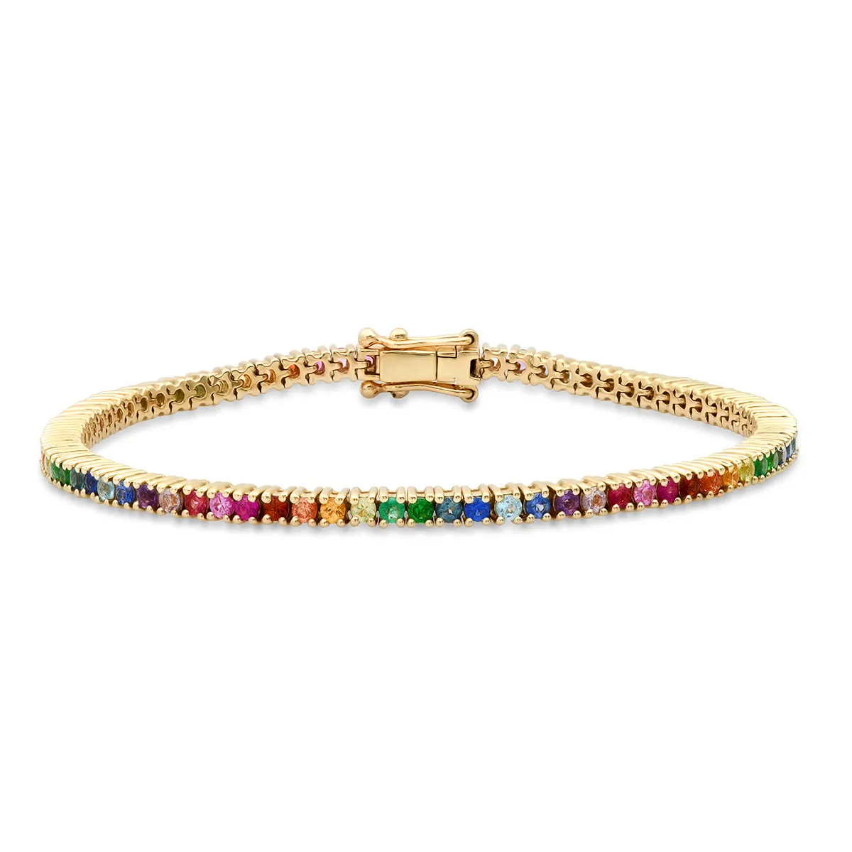 Rainbow Classic Tennis Bracelet