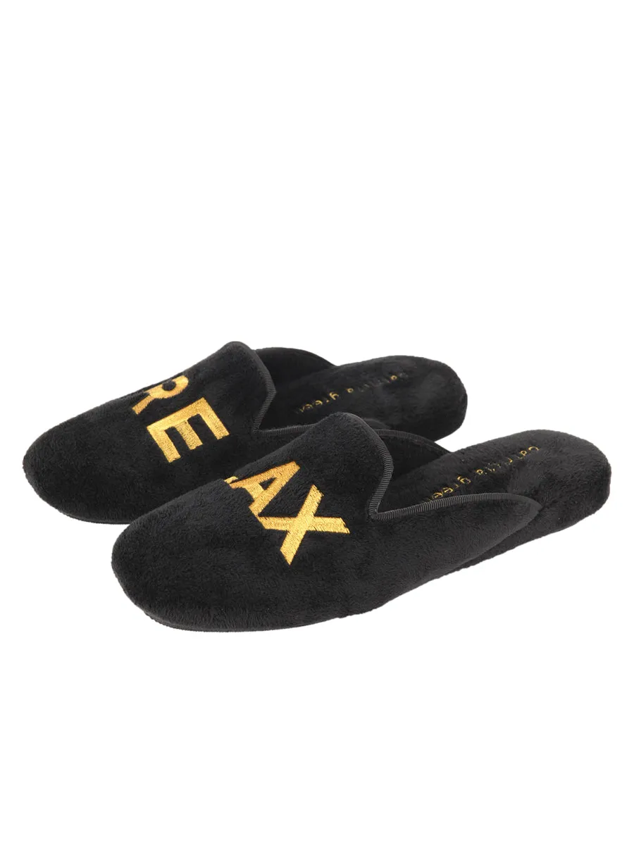 Relax Embroidered Slippers