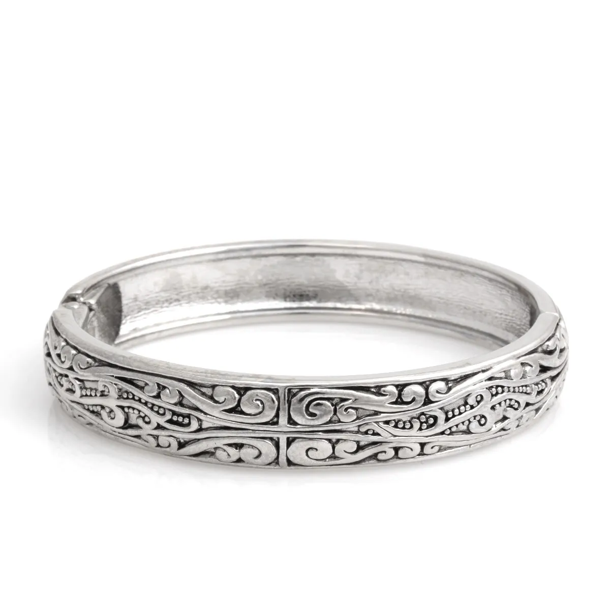 RHODIUM FILIGREE BRACELET #HB2850