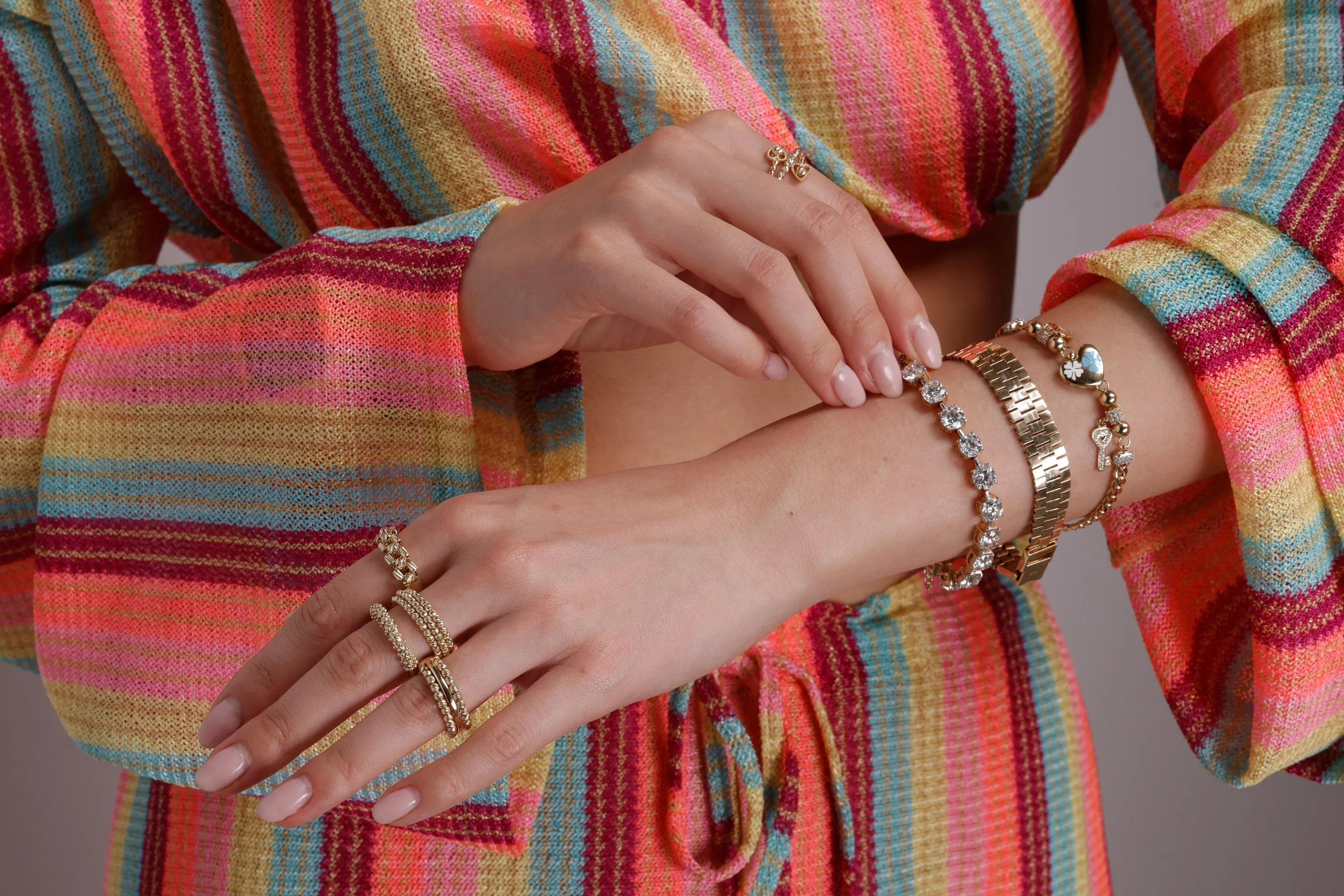 ROLEX BAND GOLD BRACELET