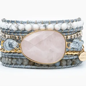Rose Quartz Loving Wrap Bracelet