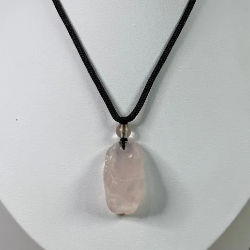 Rose Quartz Raw Necklaces