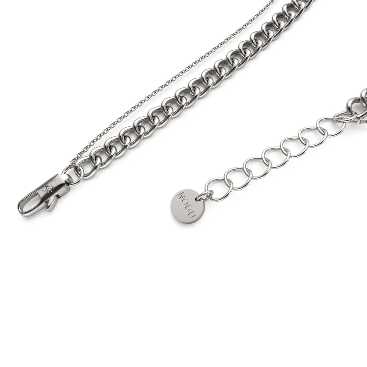 Rose Quartz x Silver | Gemstone Chain Necklace
