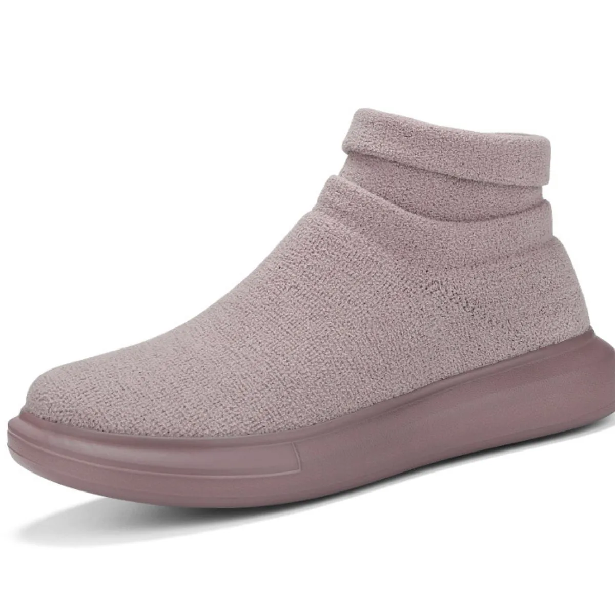 Round Toe Platform Sneakers