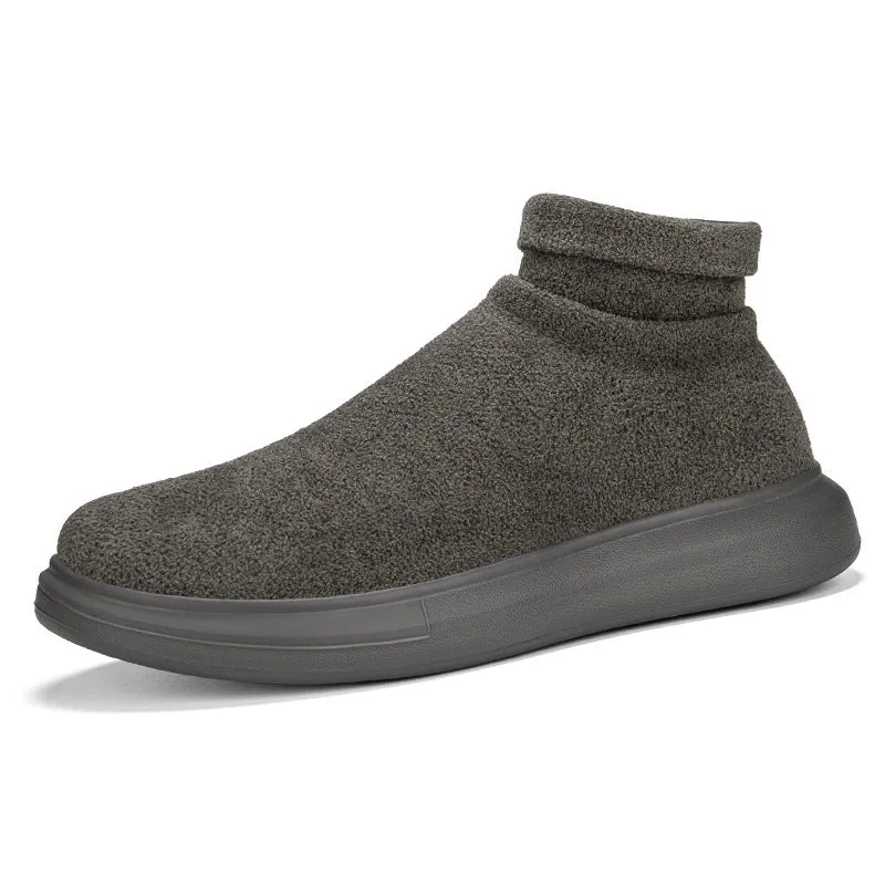 Round Toe Platform Sneakers