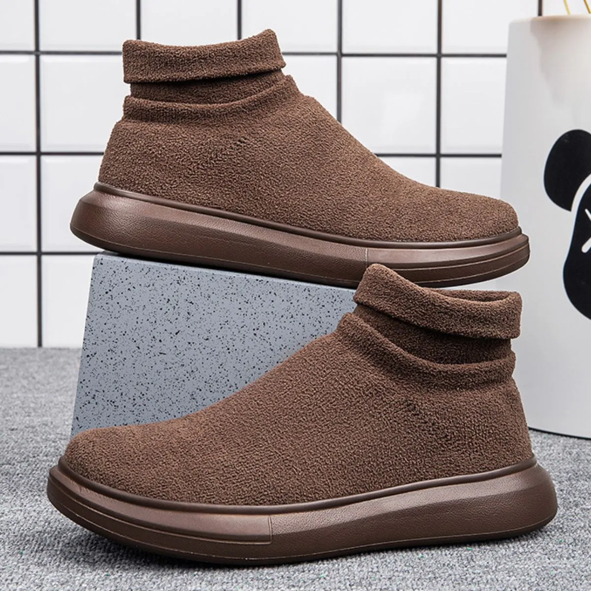 Round Toe Platform Sneakers