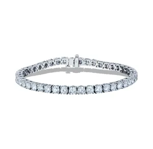Sabel Collection White Gold Tennis Bracelet, 7"