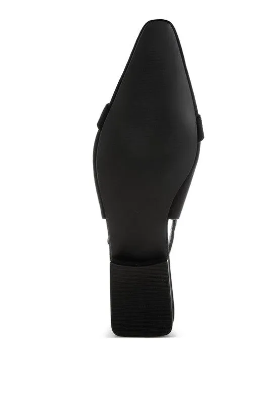 Salova Pearl-Studded Horsebit Flats