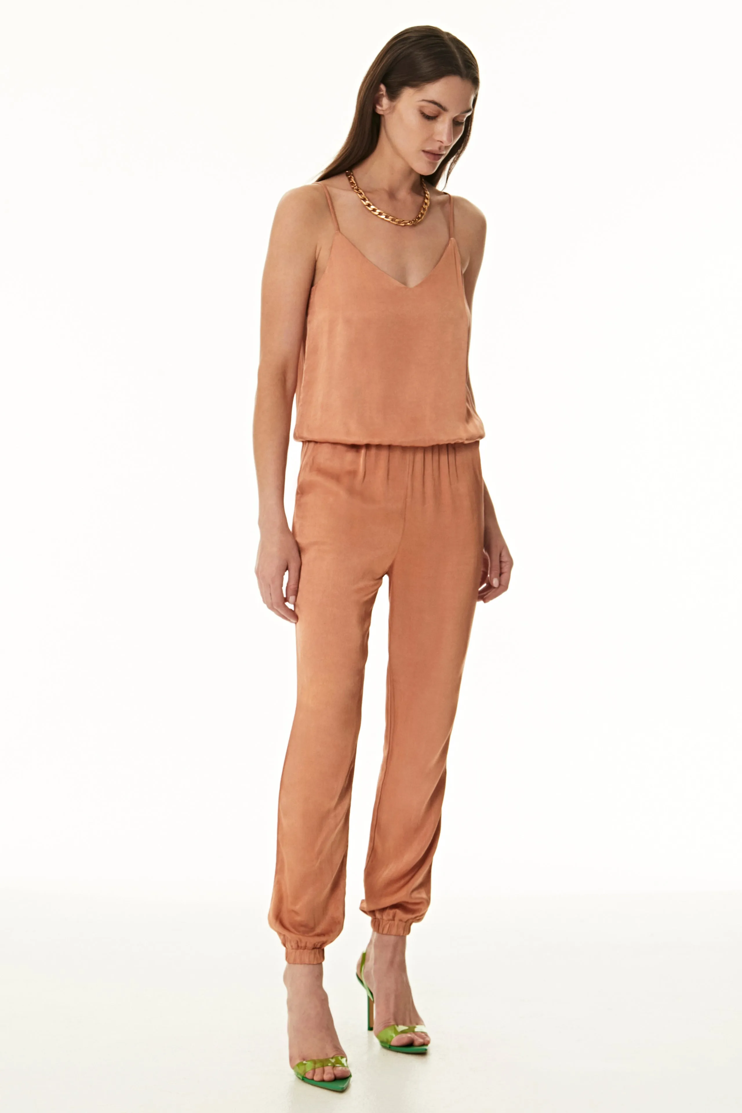 Satin Cami Jumpsuit