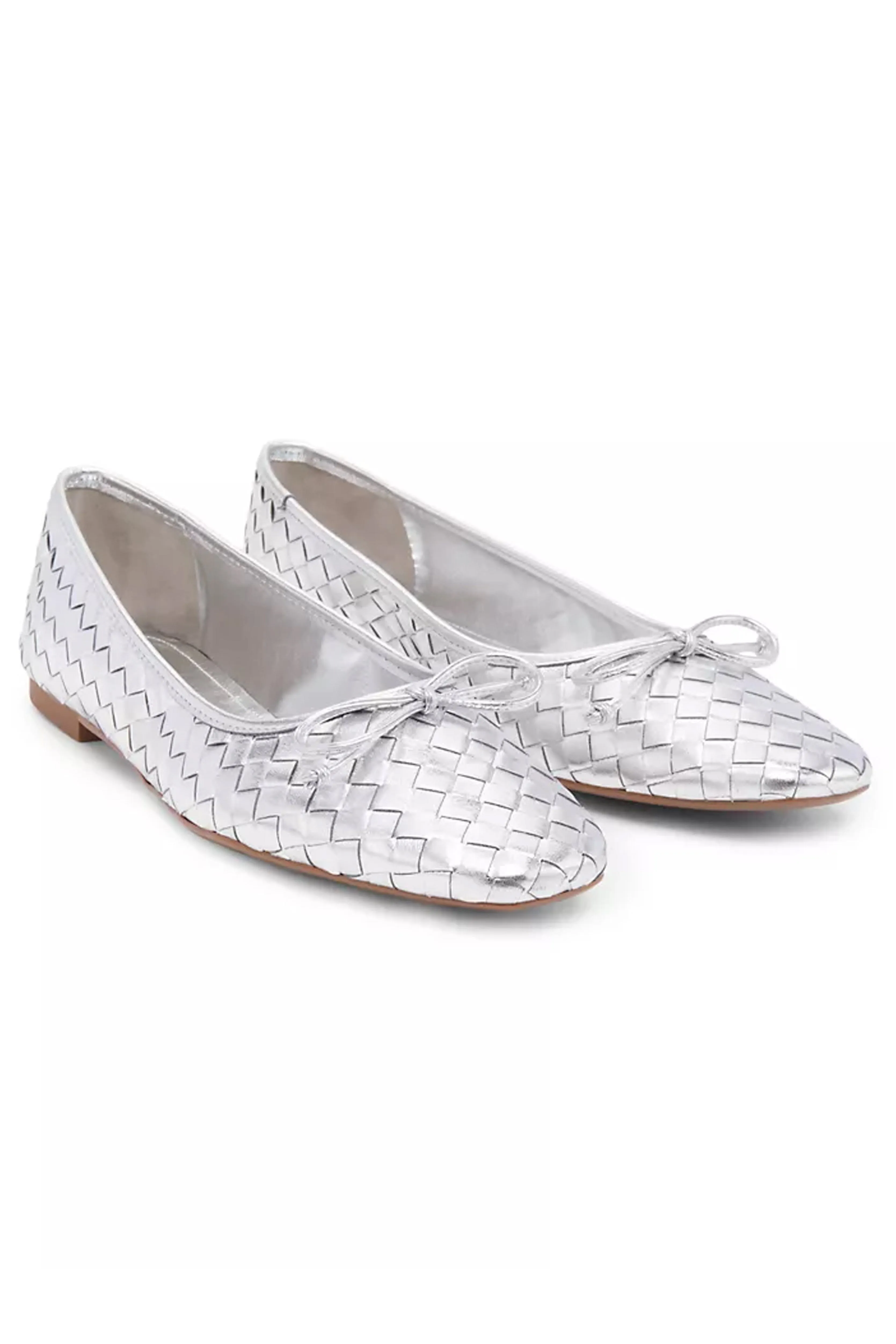 SCHUTZ | Arissa Woven Flat- Metallic