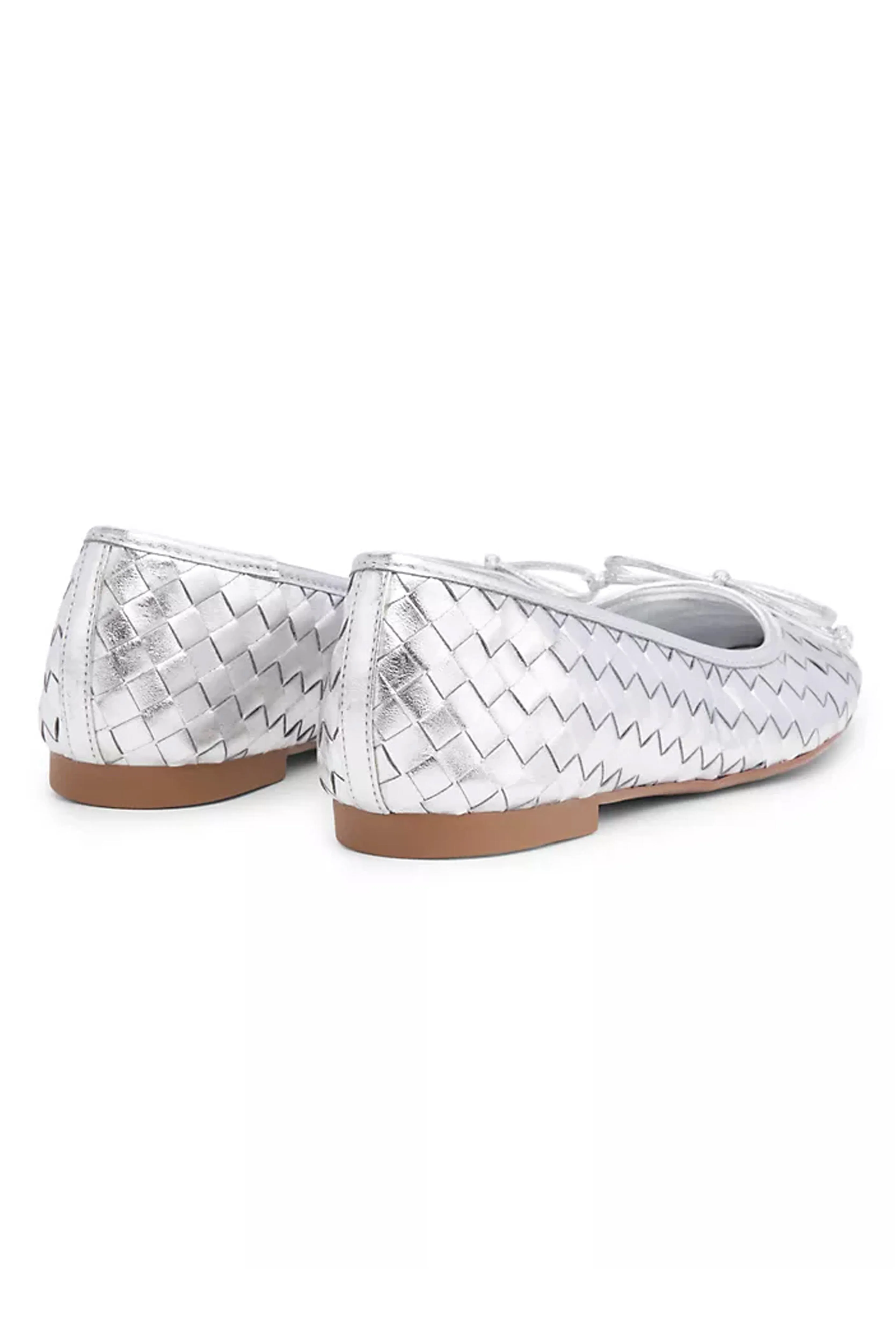SCHUTZ | Arissa Woven Flat- Metallic