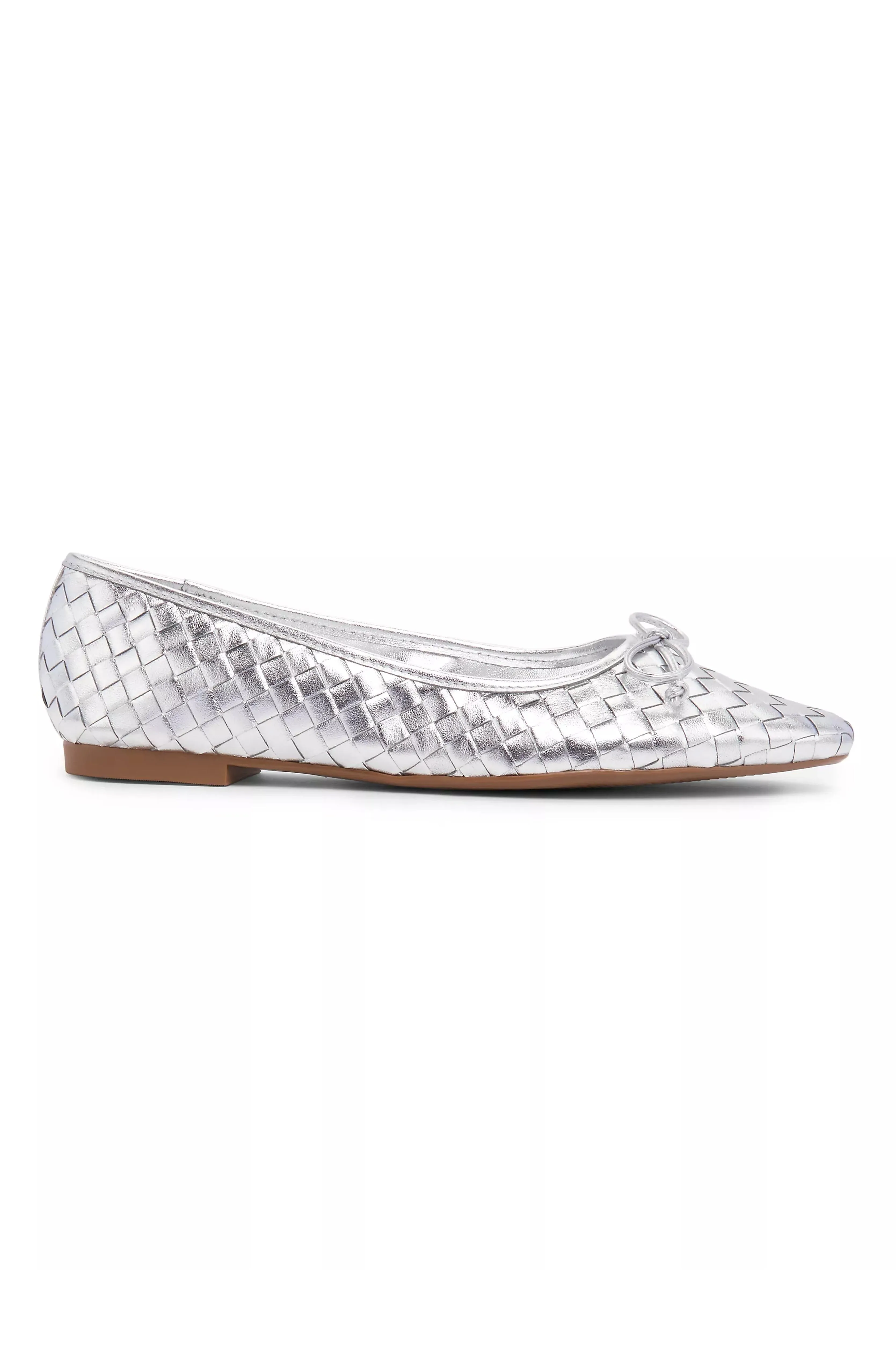 SCHUTZ | Arissa Woven Flat- Metallic