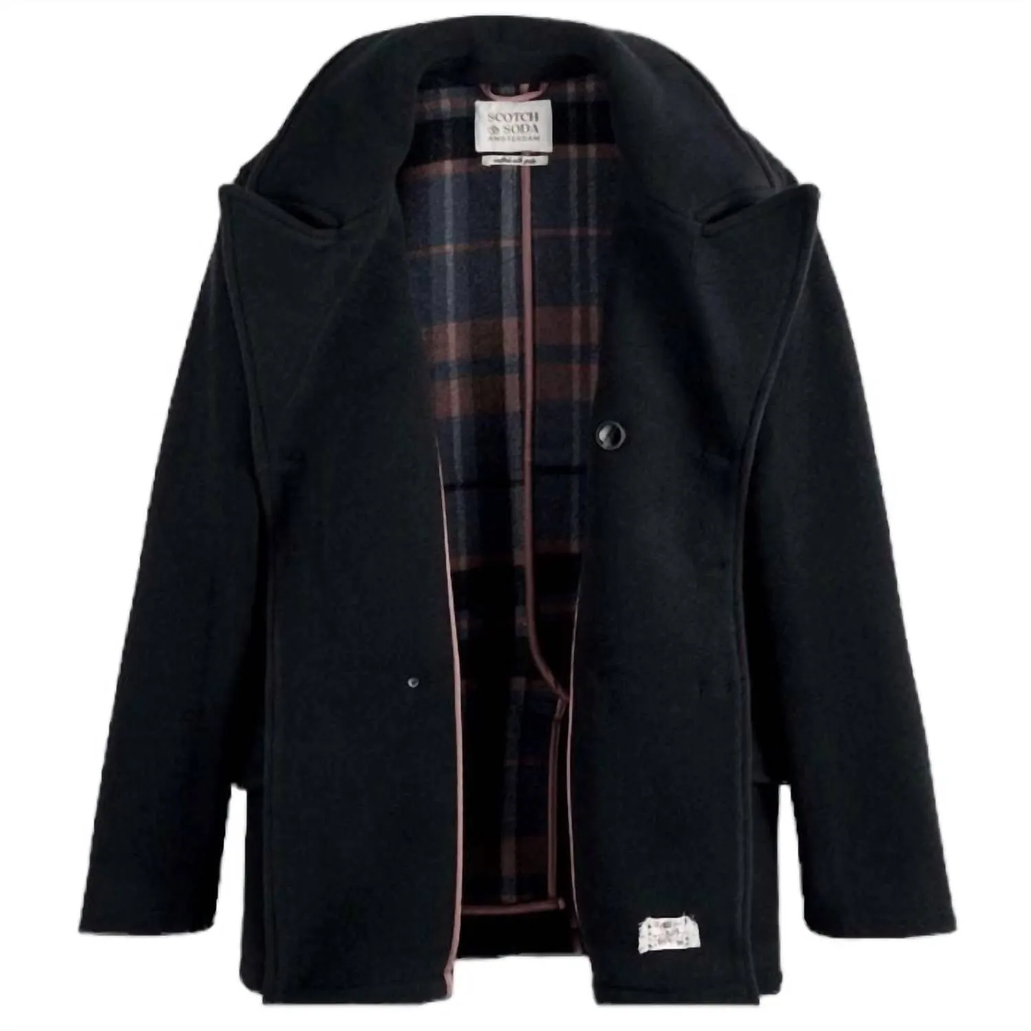 Scotch & Soda - Wool Blend Peacoat