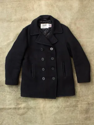 Second Hand Schott USN Wool Pea Coat Size 40