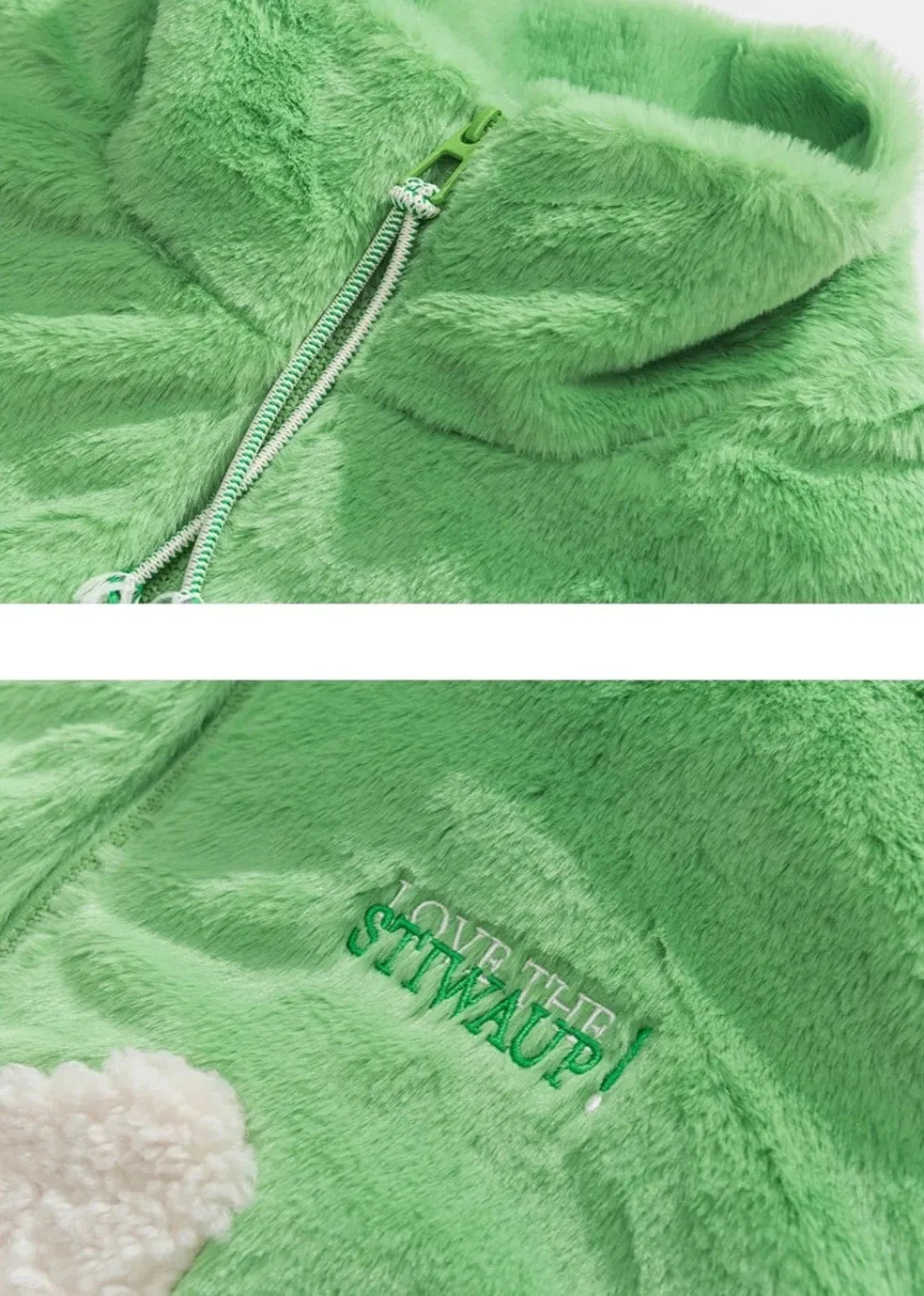 Sheep Fur Bomber Jacket