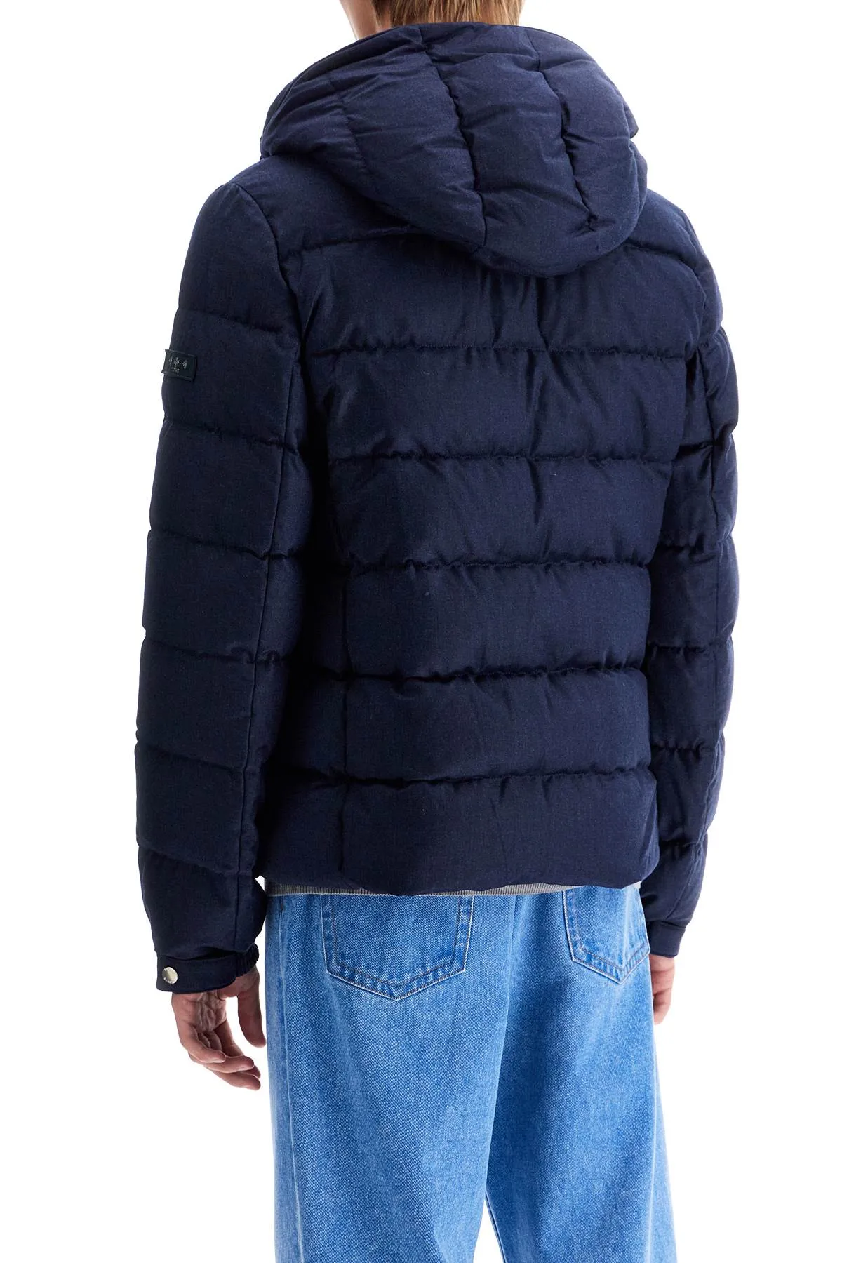 short wool down jacket