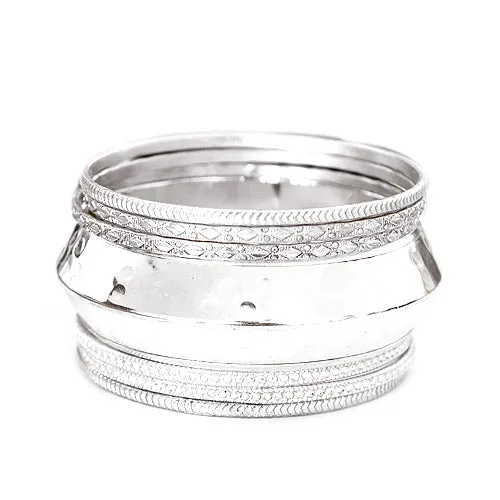 SILVER BANGLES  #ADX6407265 (NA11)