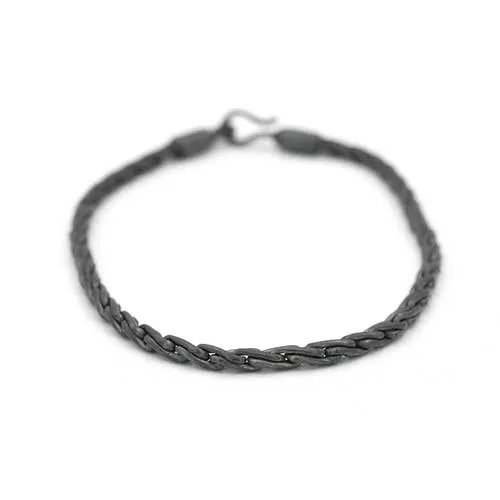 Silver Chain Rope Bracelet
