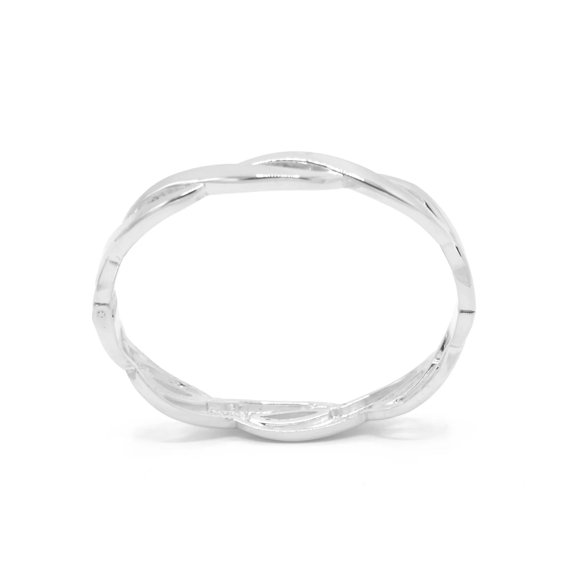 SILVER HINGED BRACELET #SA-B150SIL(MF18)