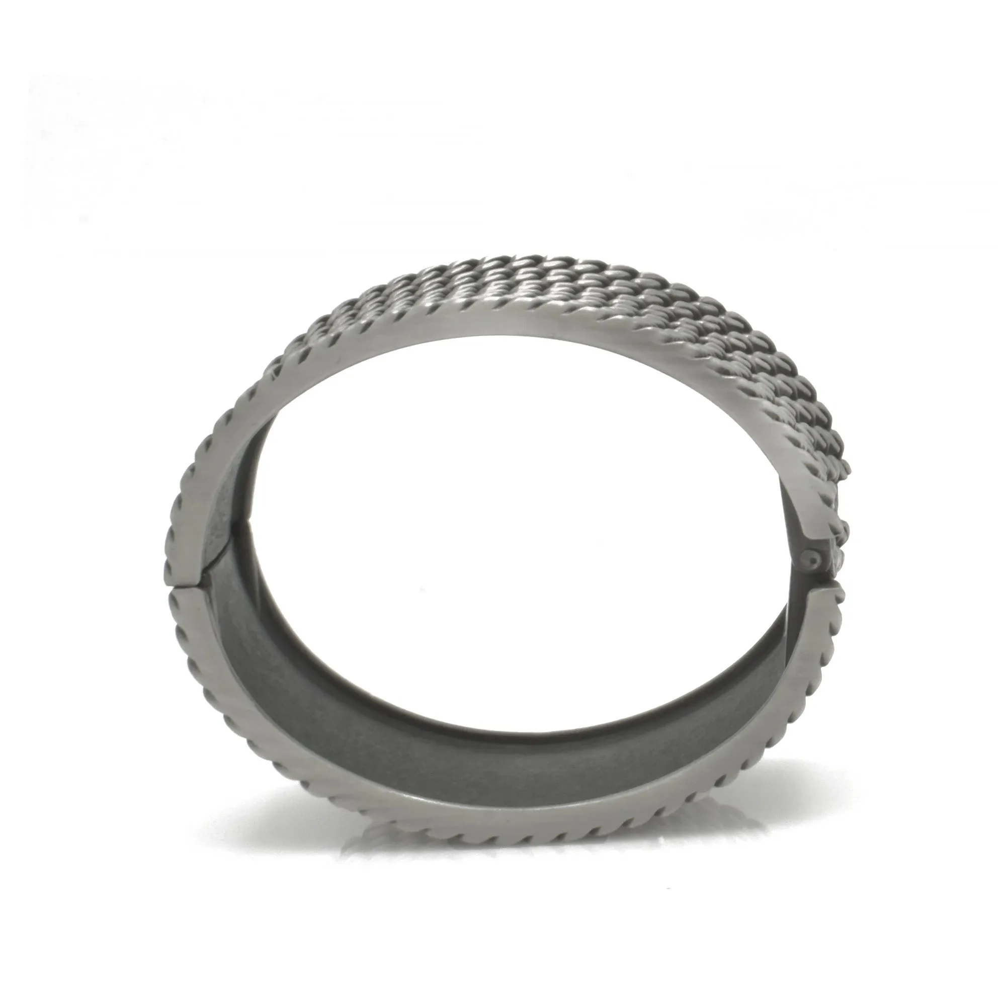 Silver Oxidized multi chain Hinged Bracelet #FW-B9061S