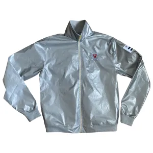 Silver Reflective coach jacket