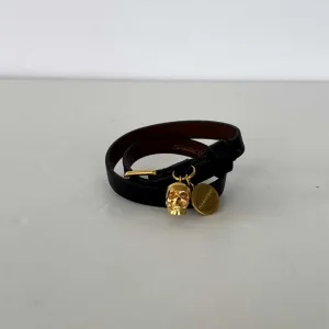 Skull Double Wrap Bracelet