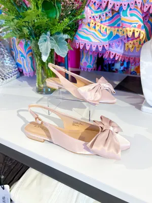 Slingback Bow Ballet Flat
