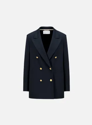 Slouchy peacoat techno viscose