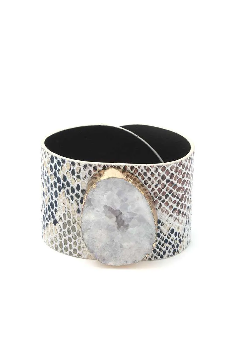 Snake Pattern Wrap Bracelet