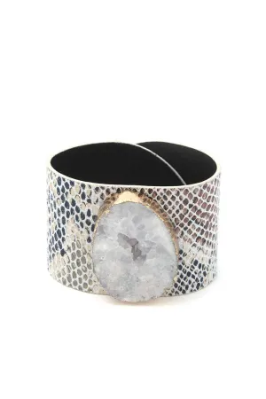 Snake Pattern Wrap Bracelet