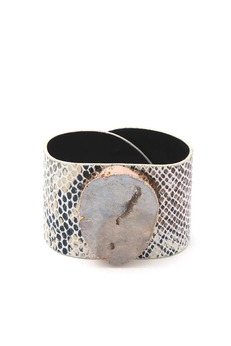 Snake Pattern Wrap Bracelet