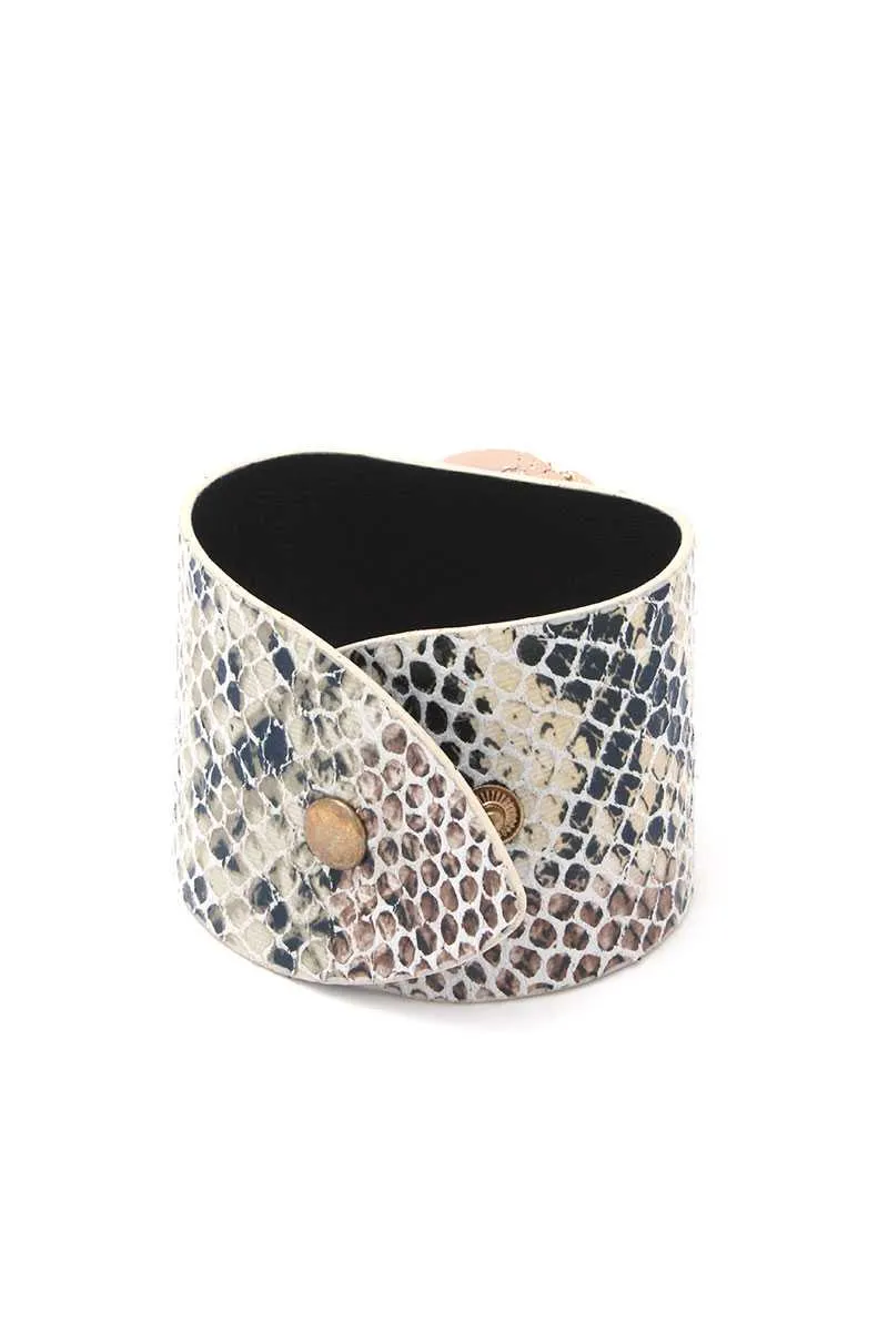 Snake Pattern Wrap Bracelet