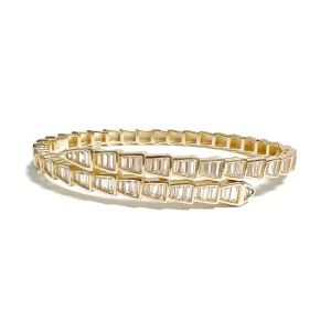 Snake Wrap Baguette Bangle
