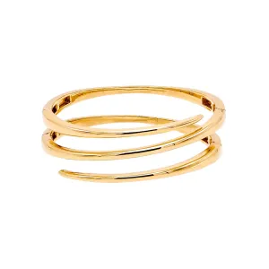 Solid Triple Wrap Bangle Bracelet