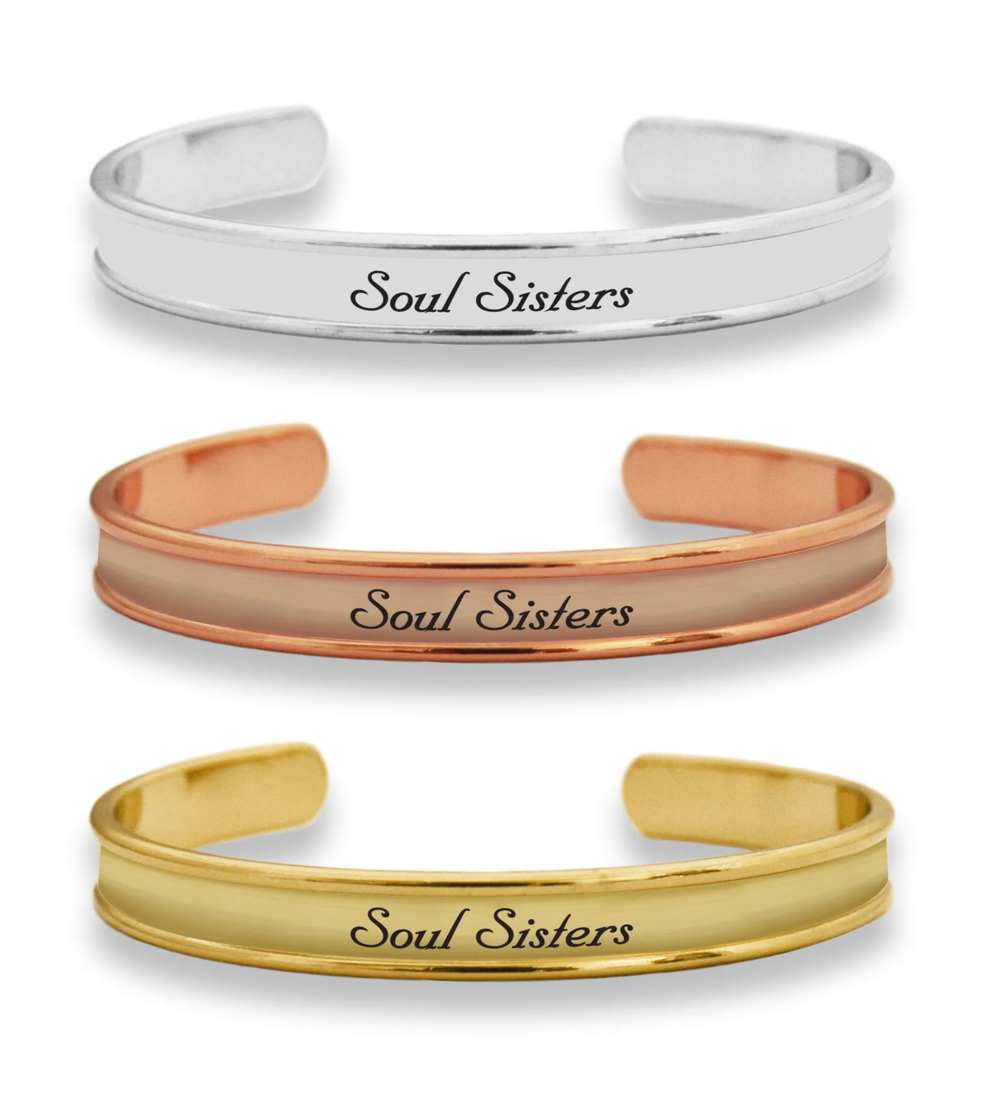 Soul Sisters BFF Cuff Bracelet