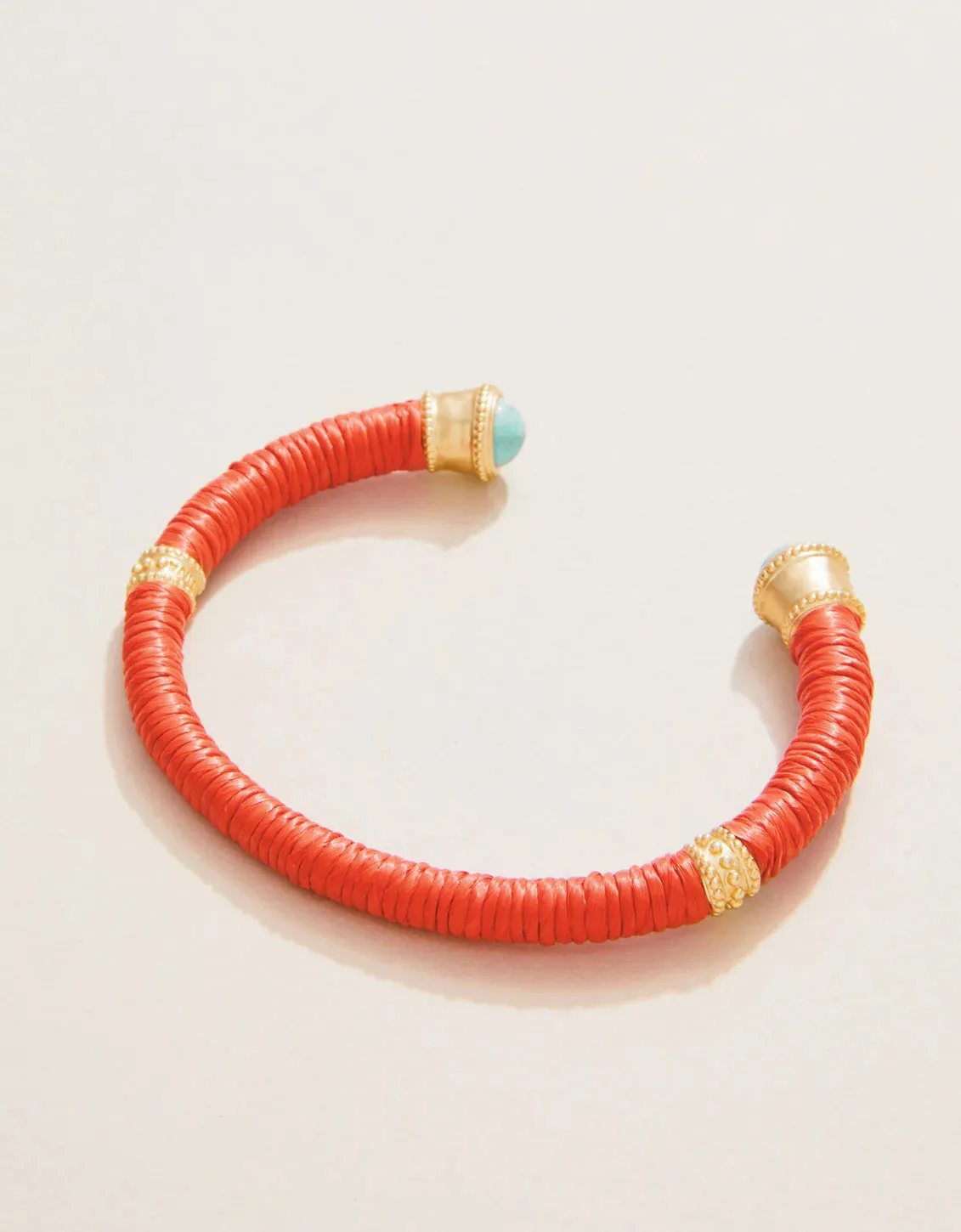 Spartina 449 Straw Cuff Red