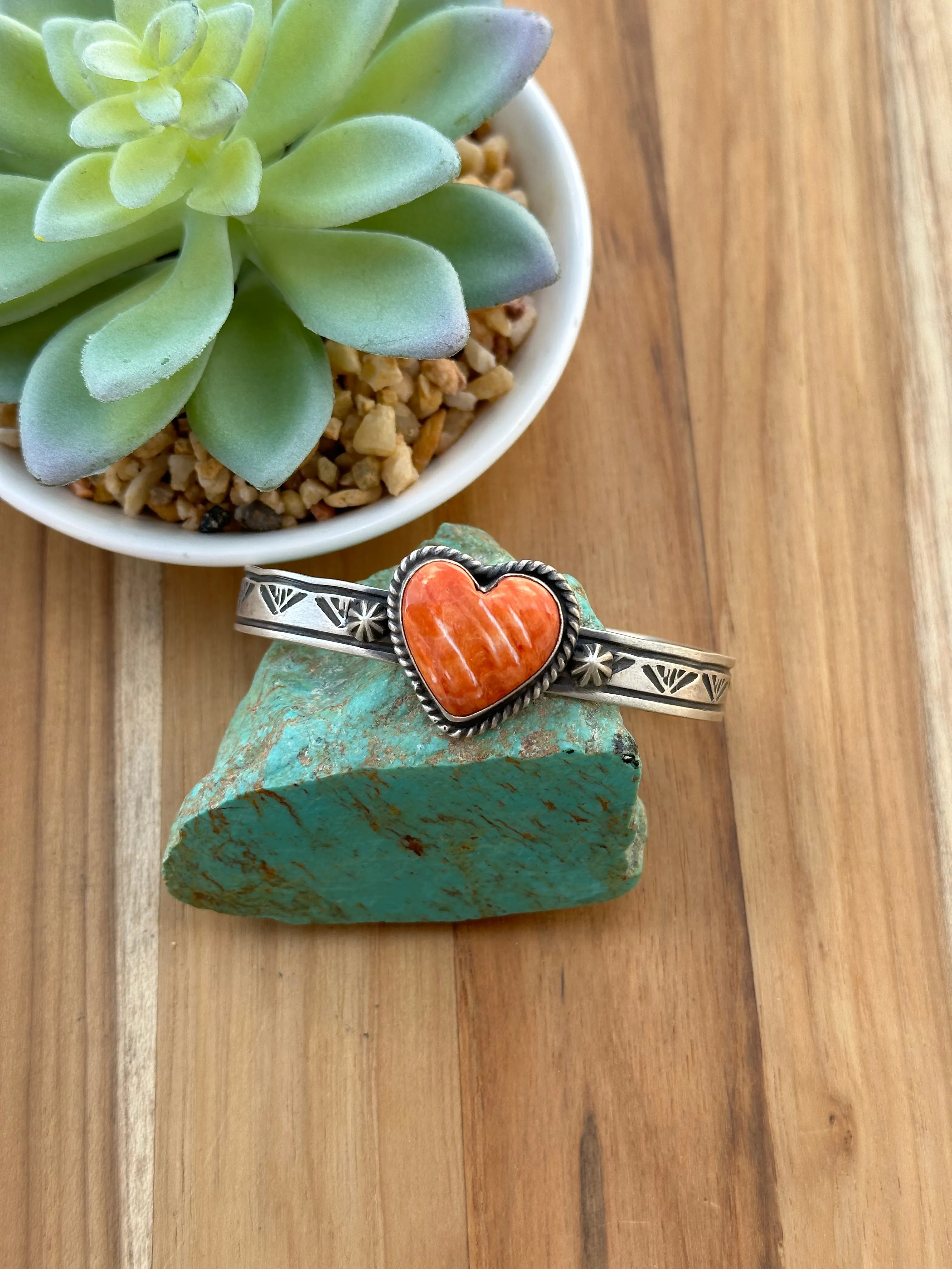 Spiny Oyster Heart Cuff