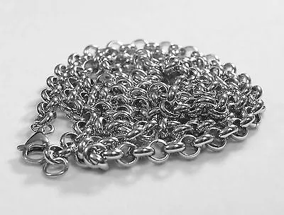 SPLIT HEART NECKLACES MOM SON SILVER STAINLESS STEEL THICK HEAVY PENDANTS
