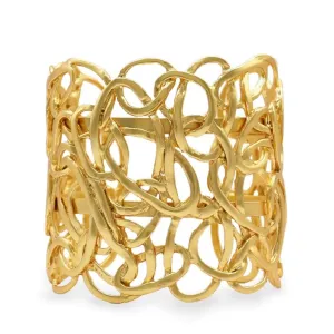 Statement Cuff Gold Bracelet