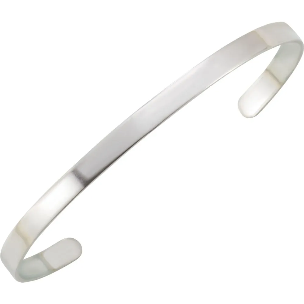 Sterling Silver Cuff Bracelet - 4.75mm