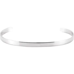Sterling Silver Cuff Bracelet - 4.75mm