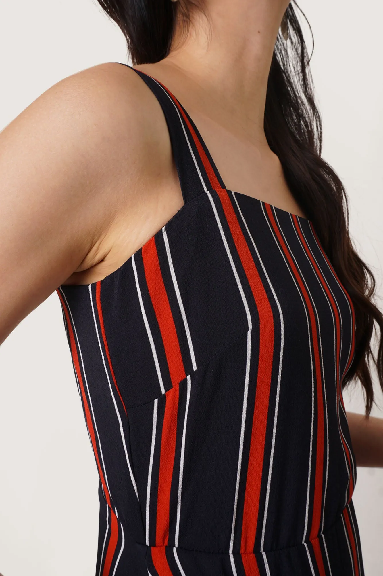 Striped Sleeveless Dress